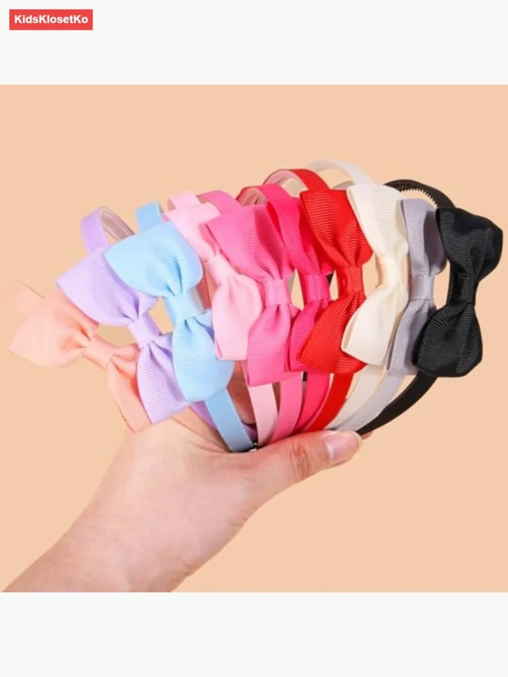 20 Pack Toddler Bow Headbands - Comfy Hair Loops for Little Girls
